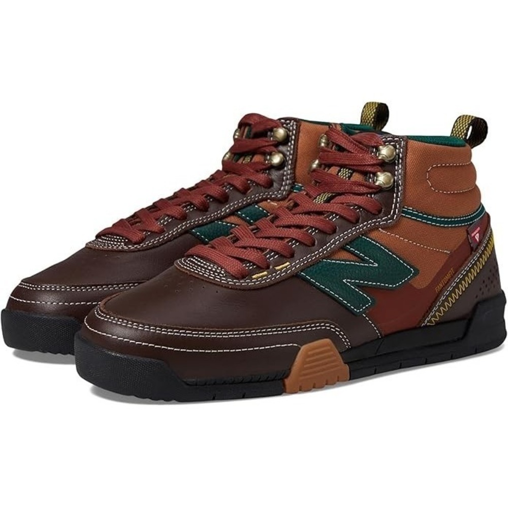 New Balance Numeric 440V2 Mens Sz 7.5 Trail High Sneakers Shoes  Brown Green NEW